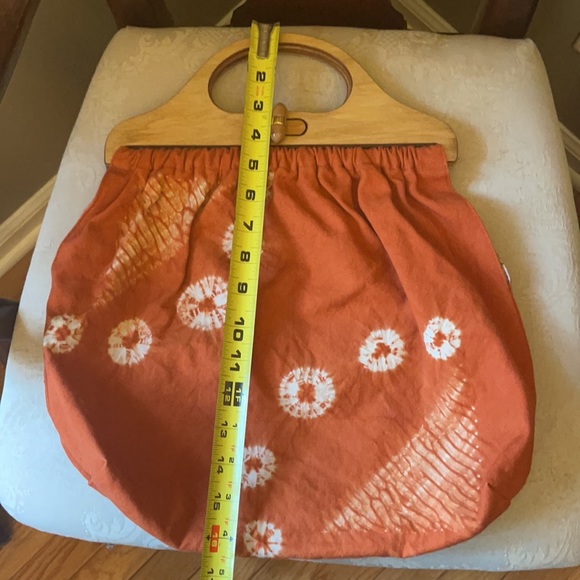 Unique Handcrafted tie dye cotton wooden handle - Picture 8 of 10